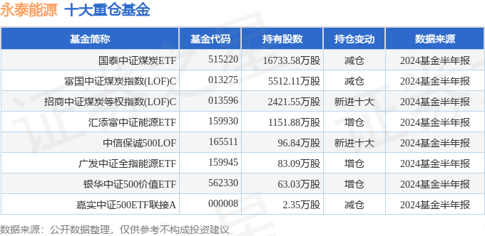 永泰能源2024年目标价