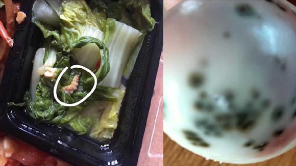 上海学校食物疑似变质有虫