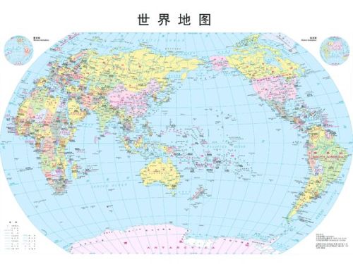 世界地图中文版，探索地球表面的奇妙之旅