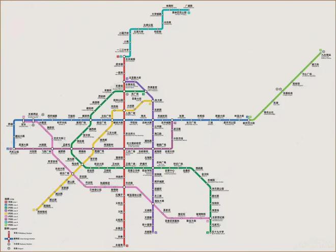 长春4号线地铁站线路图